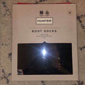 Black Hunter boot socks-Tall